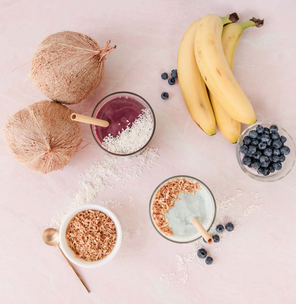 image of acai bows and fresh fruits